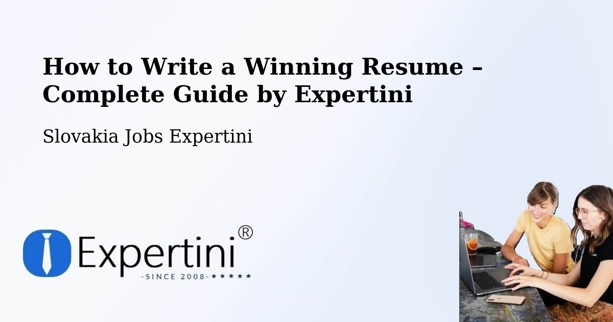 Resume Writing Guide for Job Seekers – Nitra - Nitra, Slovakia Jobs Expertini
