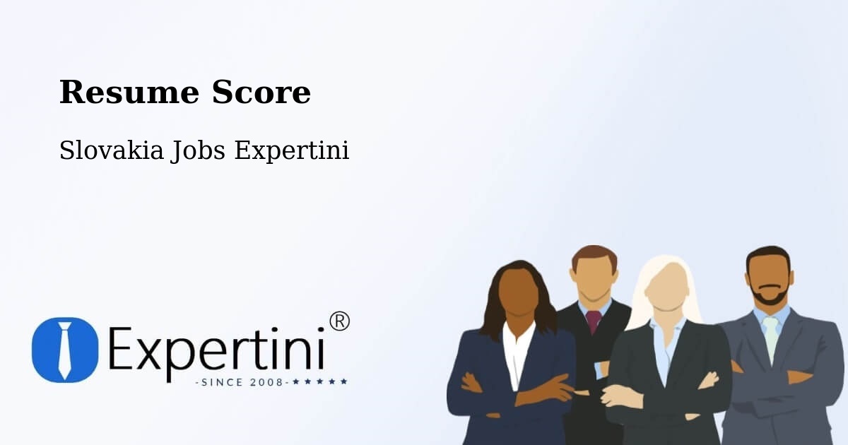 Resume Score & Job Description Match Tool – Nitra - Slovakia Jobs Expertini