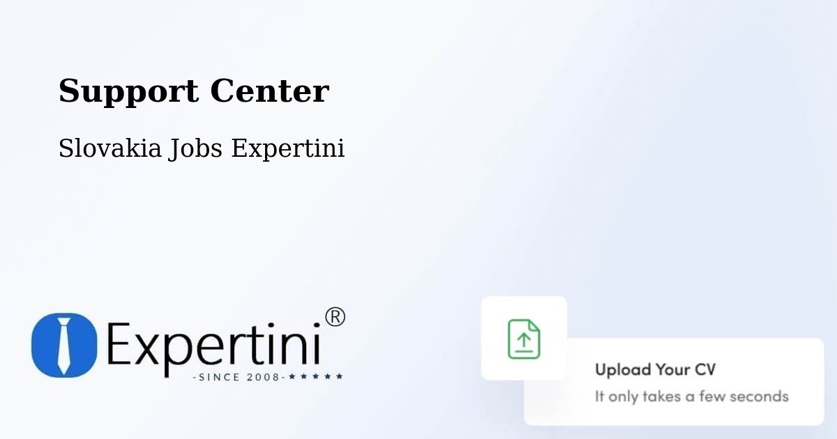 Support Services – Nitra - Slovakia Jobs Expertini